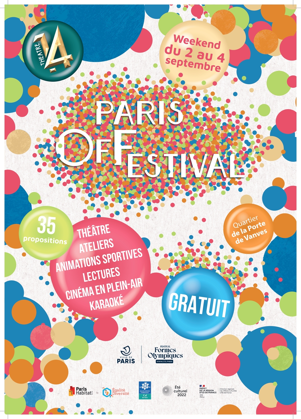 Votre CPA Marc Sangnier participe au Paris Festival OFF