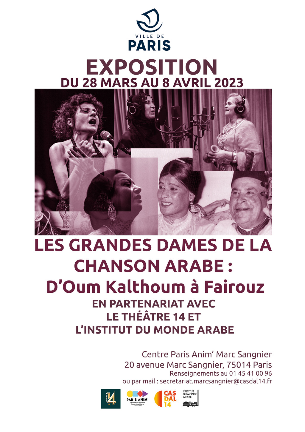 Exposition : "Les grandes dames de la chanson arabe : D'Oum Kalthoum à Fairouz"